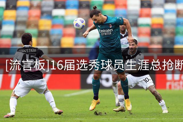 [流言板]16届选秀球员生涯总抢断榜：德章泰-默里第一、邓恩第二